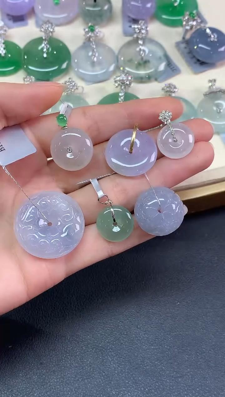 【彩虹盘】翡翠-18K金-多样性发一件-KZM001|CXQ21