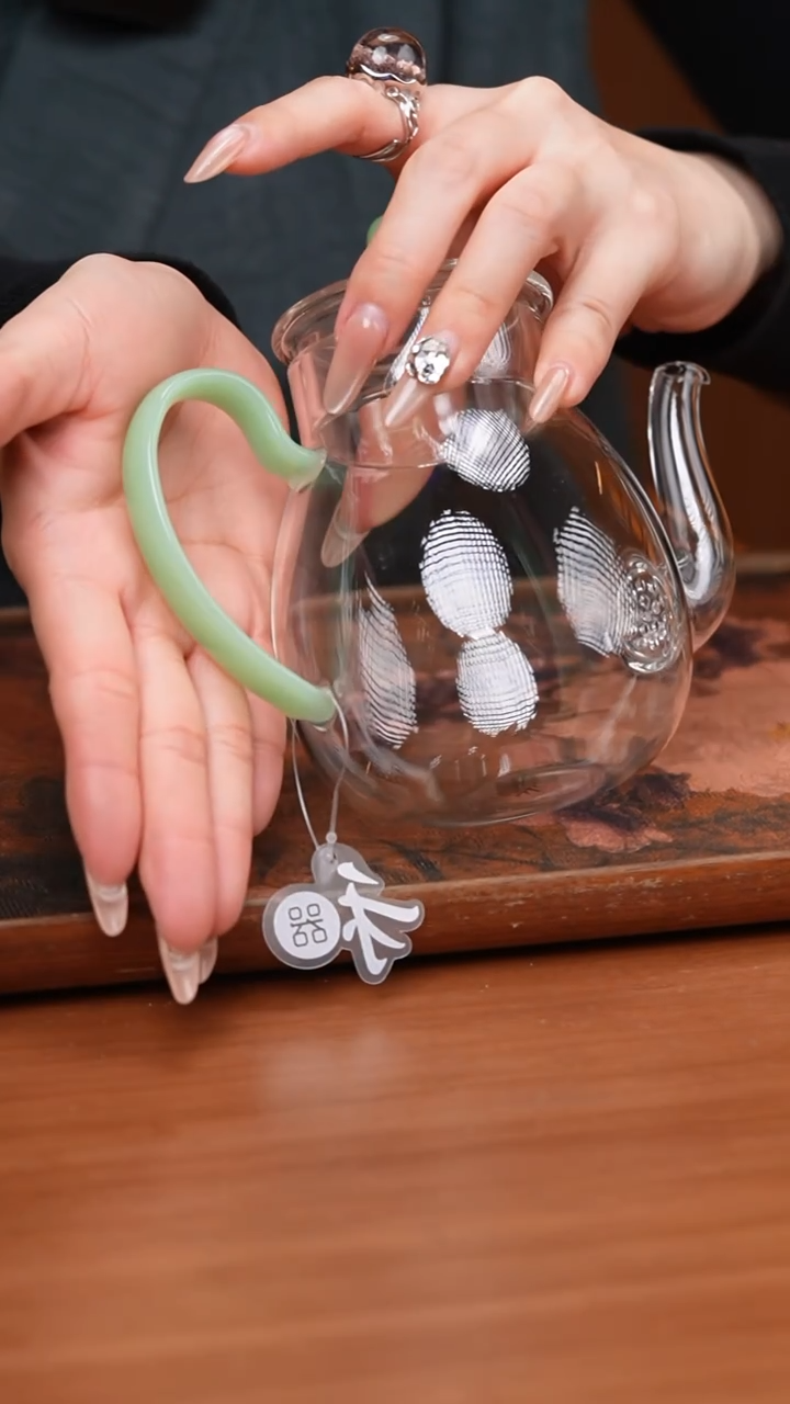 【闪购商品】禾器/晶彩云仕壶/浅玉色/定制版