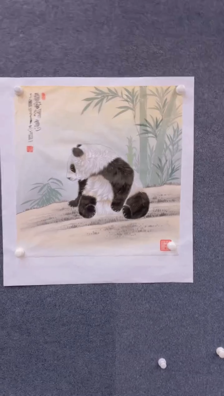 【闪购商品】国画2.21-郑志宗-70丝绢斗方动物-32