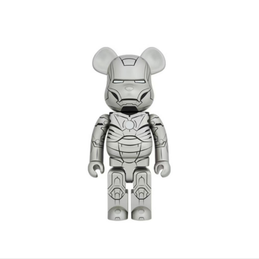 【山哥ST】bearbrick 钢铁侠 MARK II 潮流玩具 1000% 70cm