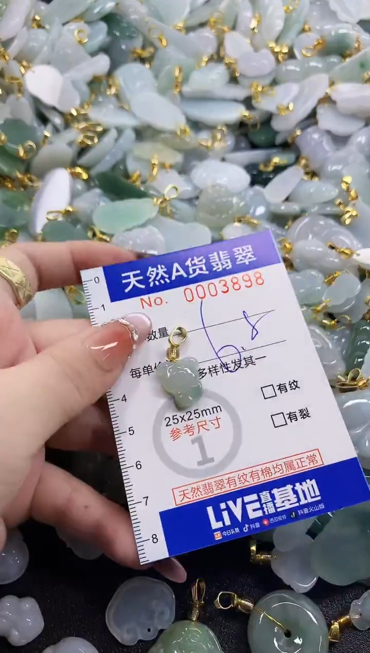 颈饰未镶嵌翡翠天然A货翡翠