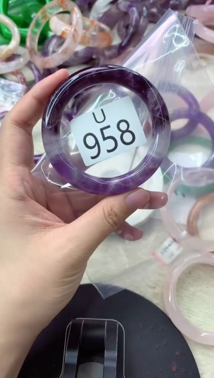 未镶嵌手镯水晶U958-54