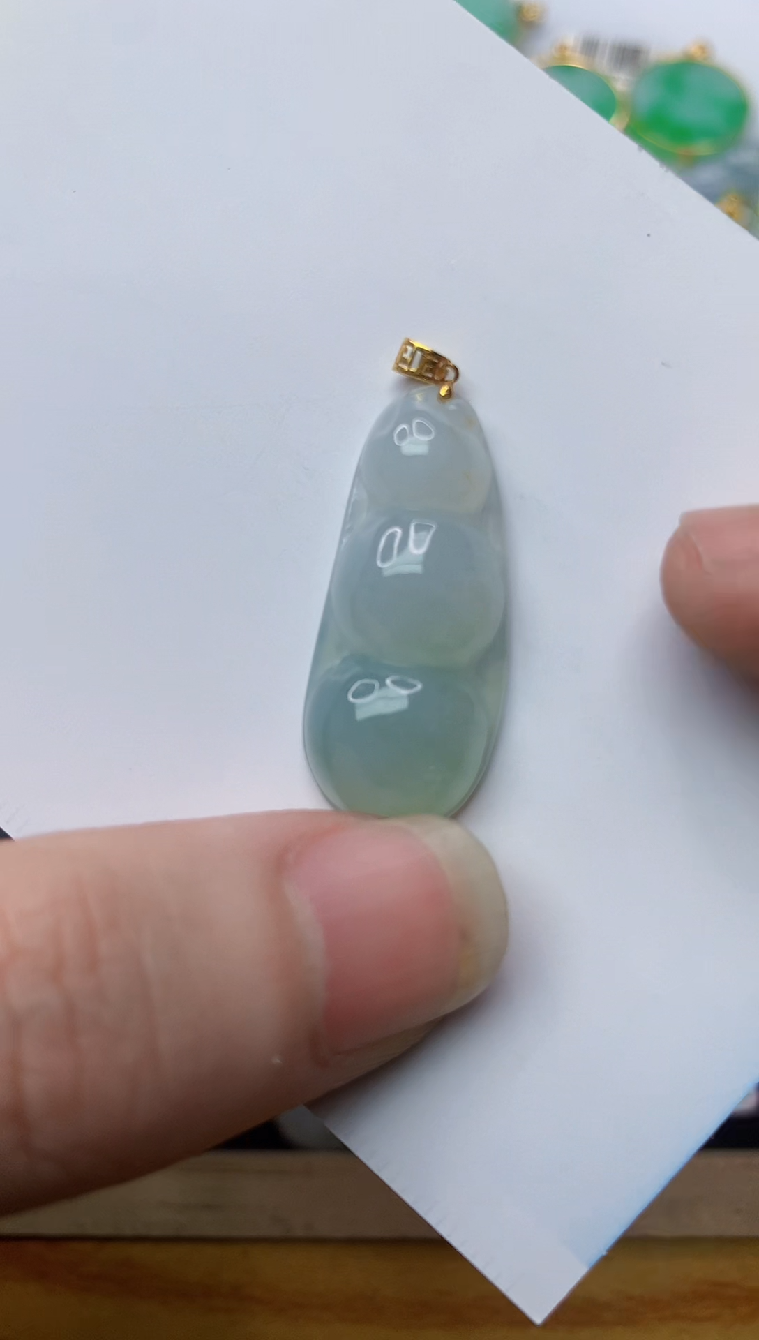 【闪购商品】翡翠颈饰18K金镶嵌51..........