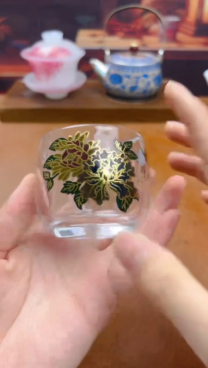 陶瓷茶具摆件旅行套组