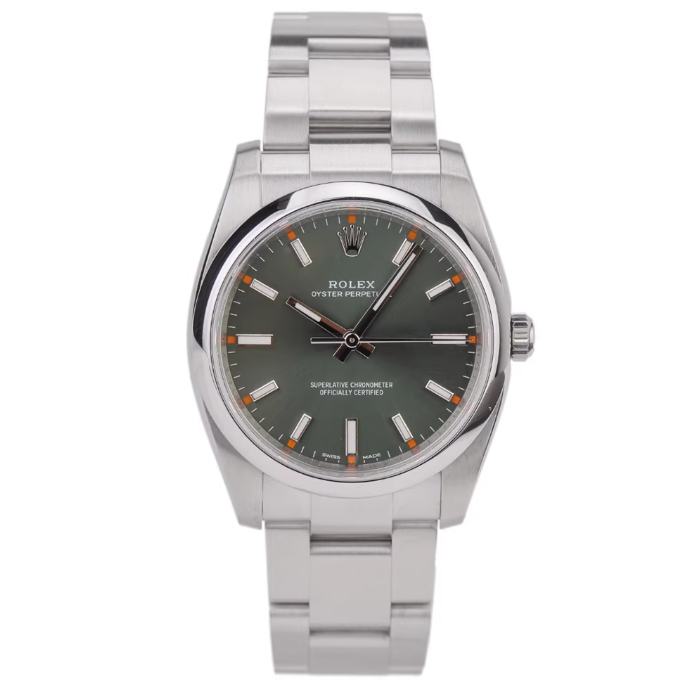 99新 Rolex/劳力士 蚝式恒动型自动机械女表m114200-0021径34