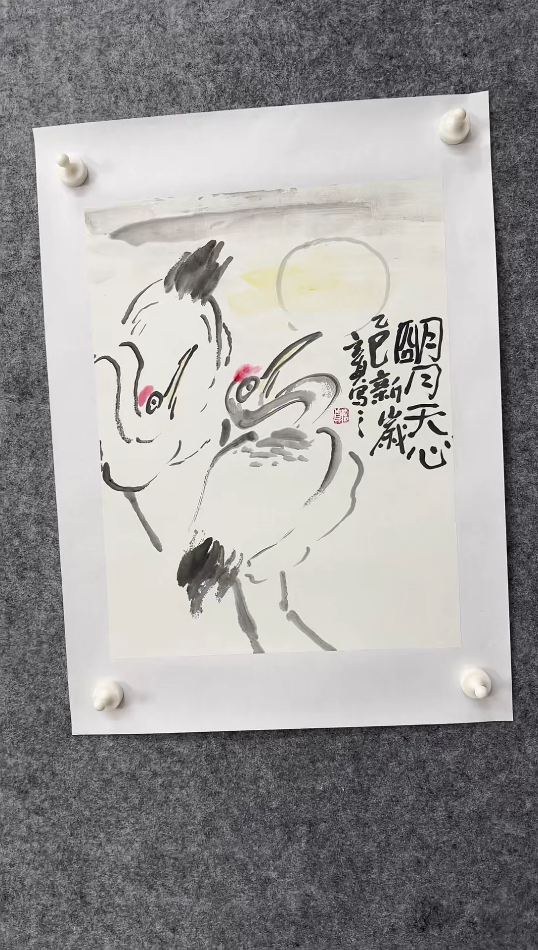 国画HY-ZZM老师绘画作品