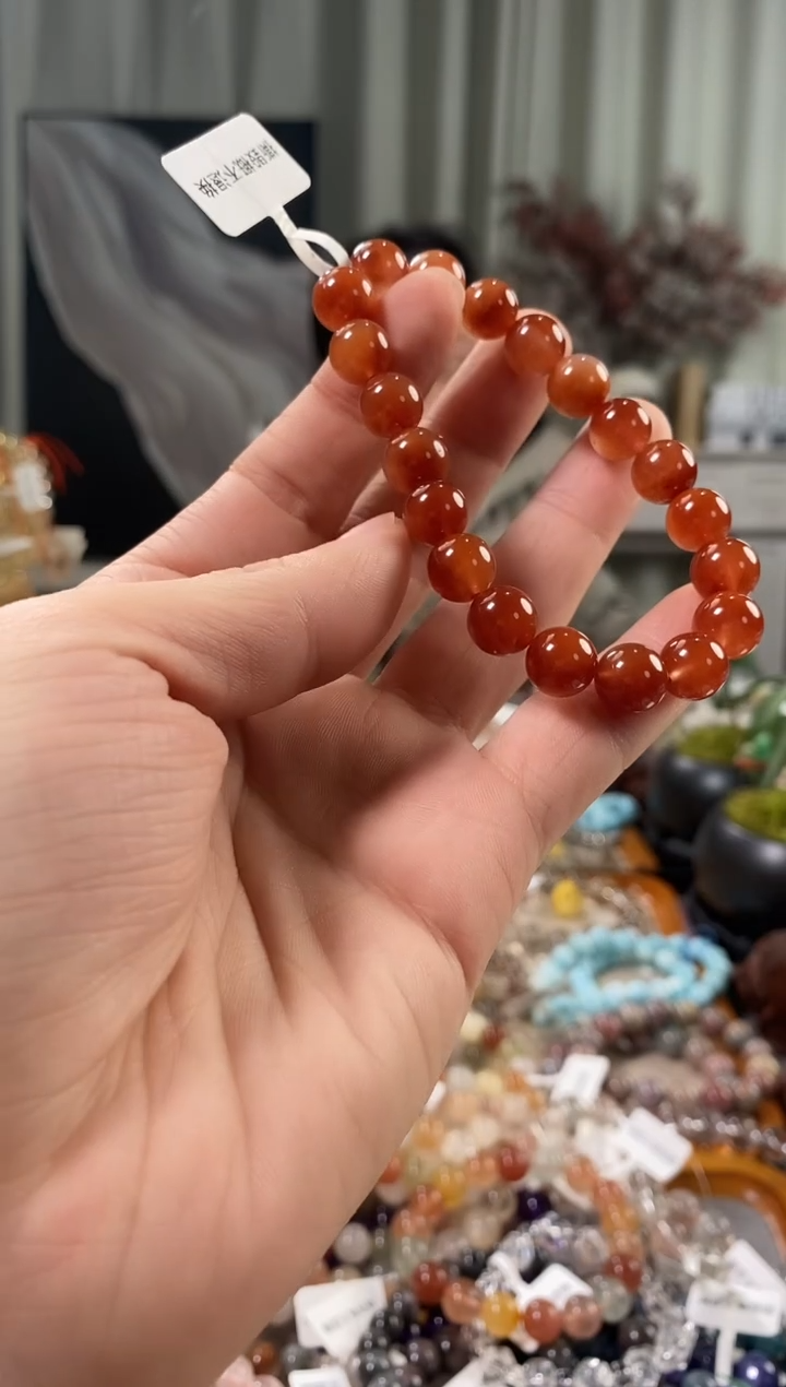 未镶嵌手链水晶山*兔毛