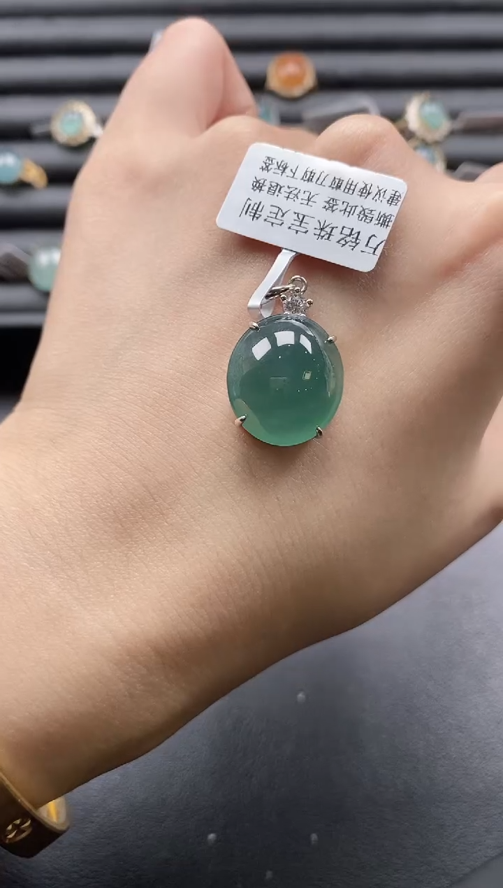 【闪购商品】翡翠戒指银S925镶嵌11111