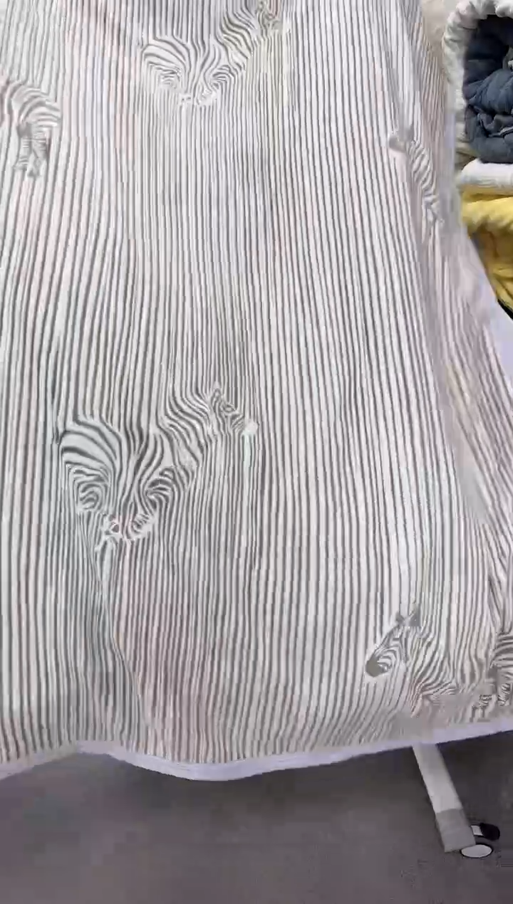 真丝真丝剪花单被套斑马斑马