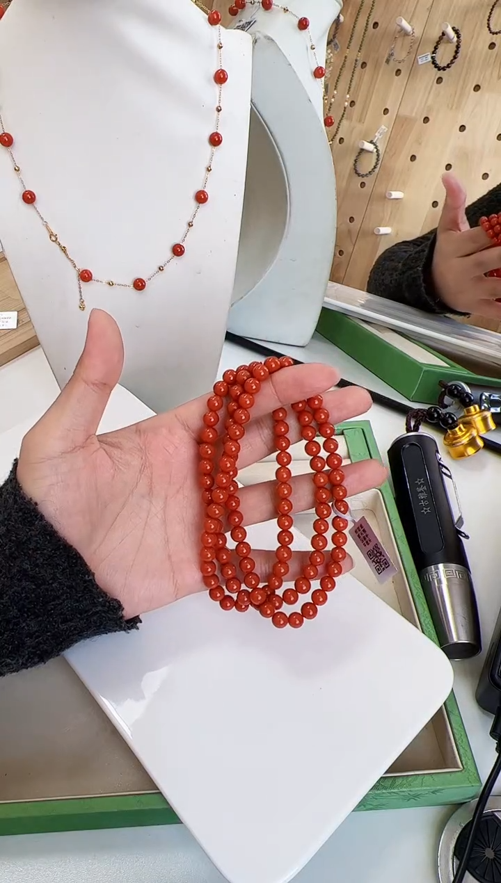 未镶嵌手链南红玛瑙悦2725 约6mm