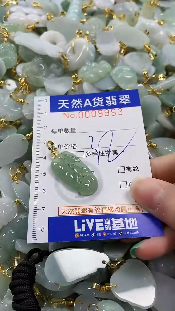 颈饰未镶嵌翡翠纯天然a货翡翠