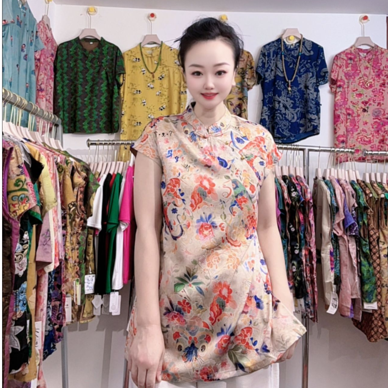 750款时尚气质夏季新中式上衣