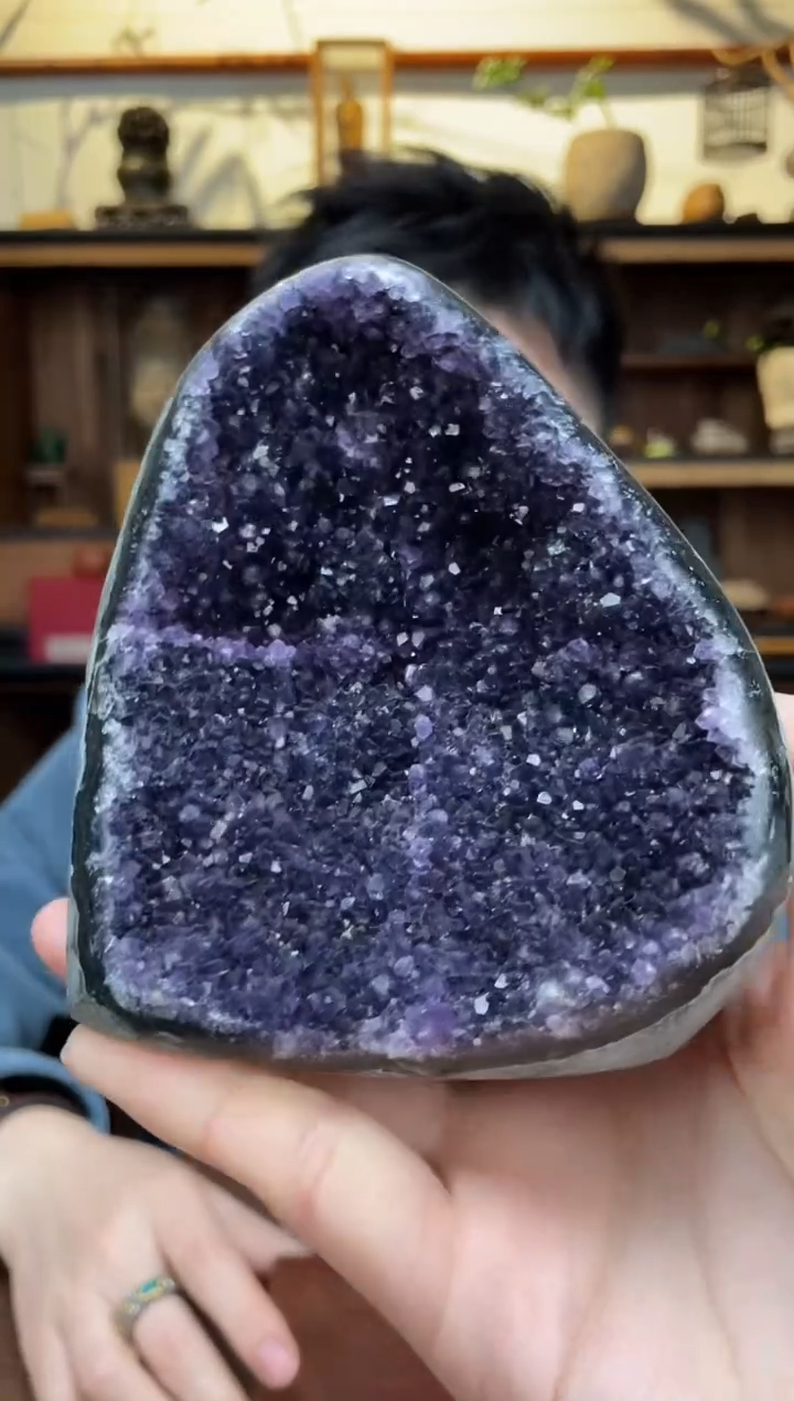 【闪购商品】水晶手镯未镶嵌027紫水晶摆件ST多样性发一