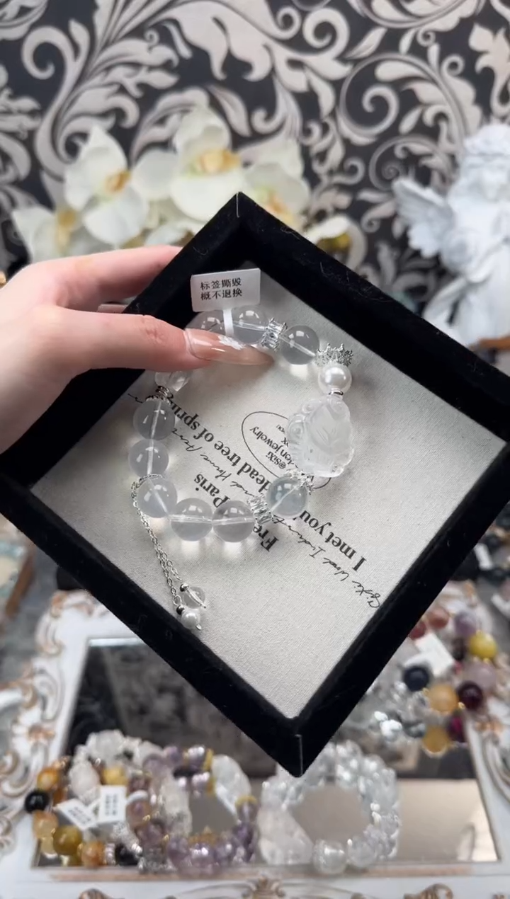 【闪购商品】水晶手链未镶嵌天然水晶 多样性发货