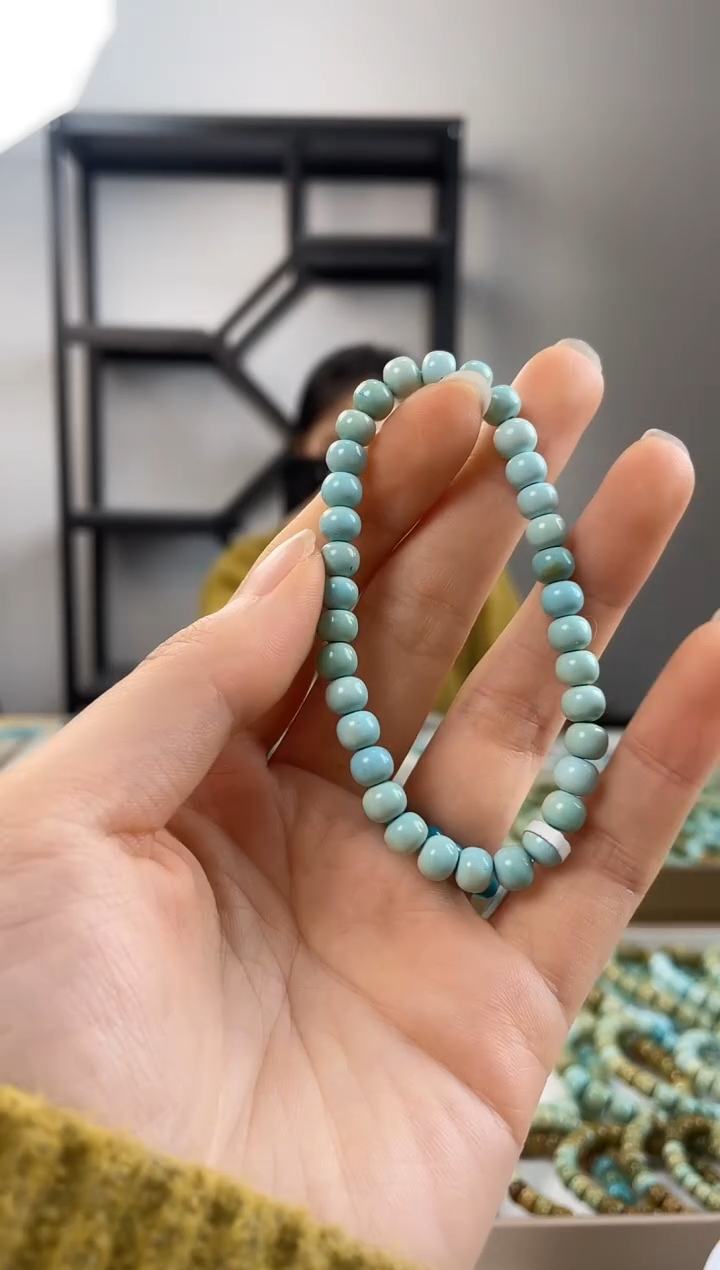 【闪购商品】绿松石珠宝奇石未镶嵌6+mm