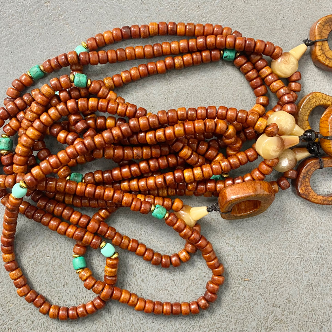 非金属木质项链 牦牛项链精品吊坠