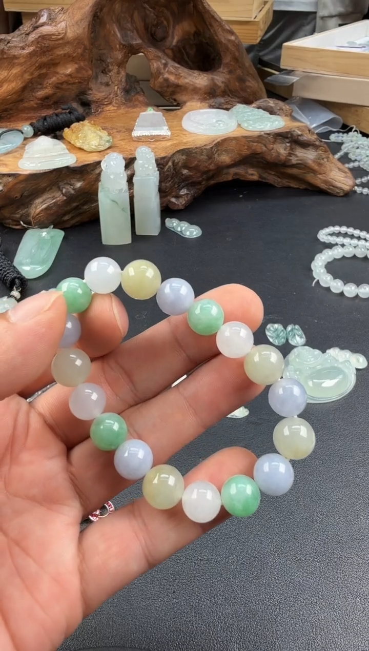 未镶嵌手串翡翠欧**地翡翠饰品-239