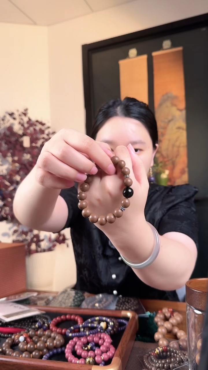 泥塑东坡闻思香12mm手串