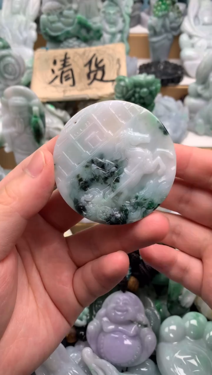 吊坠(不含链)未镶嵌翡翠1