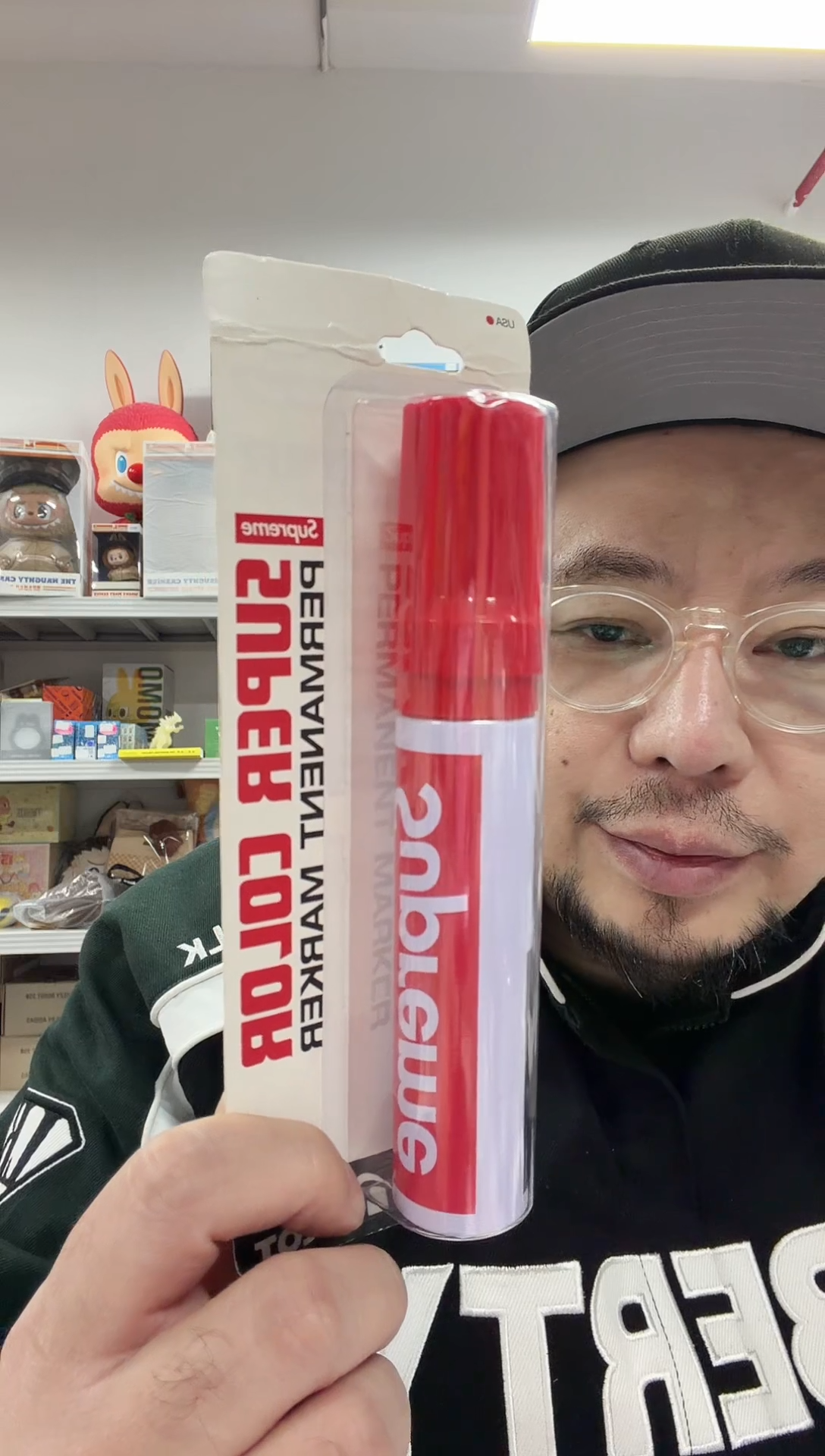 静态1sup大号红色马克笔一个