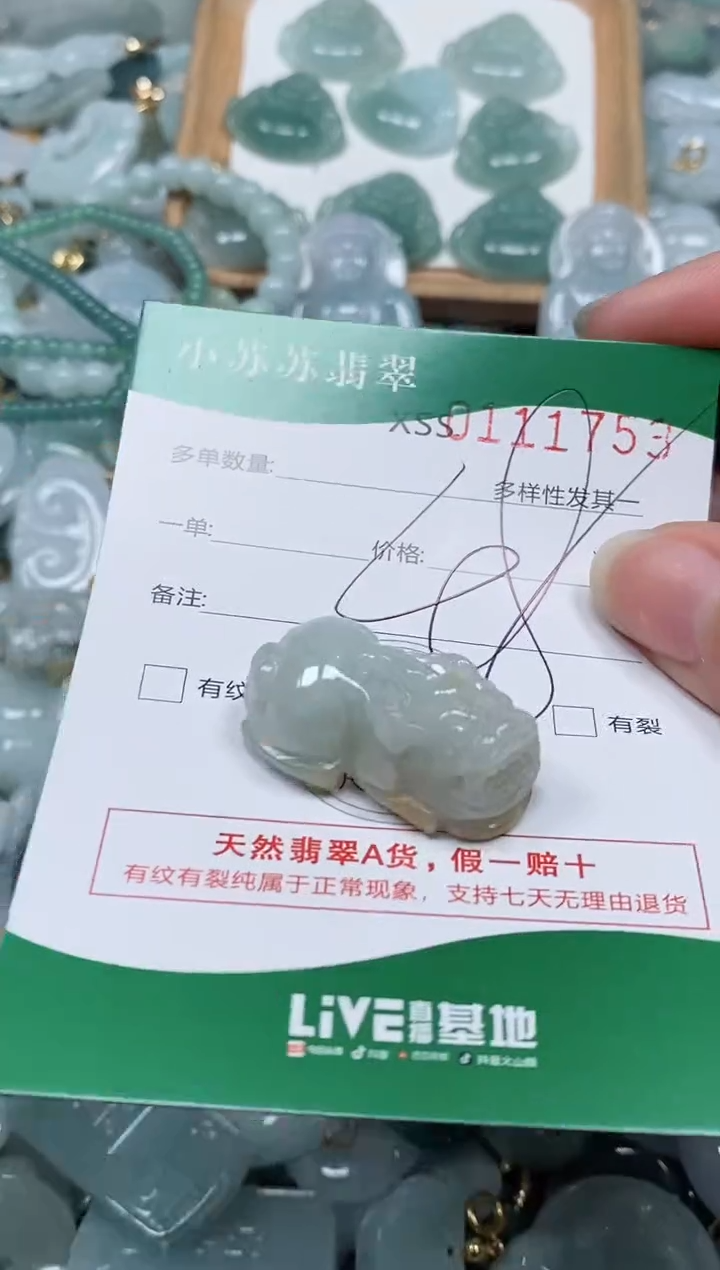 【闪购商品】翡翠颈饰未镶嵌闪购商品0111753