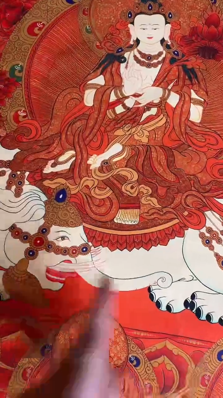 卷轴画手绘唐卡172