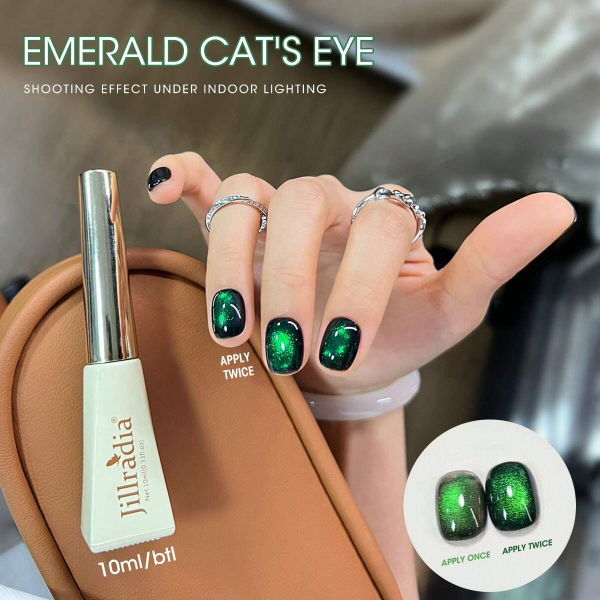绿宝石猫眼 显白玻璃珠甲油胶10ml