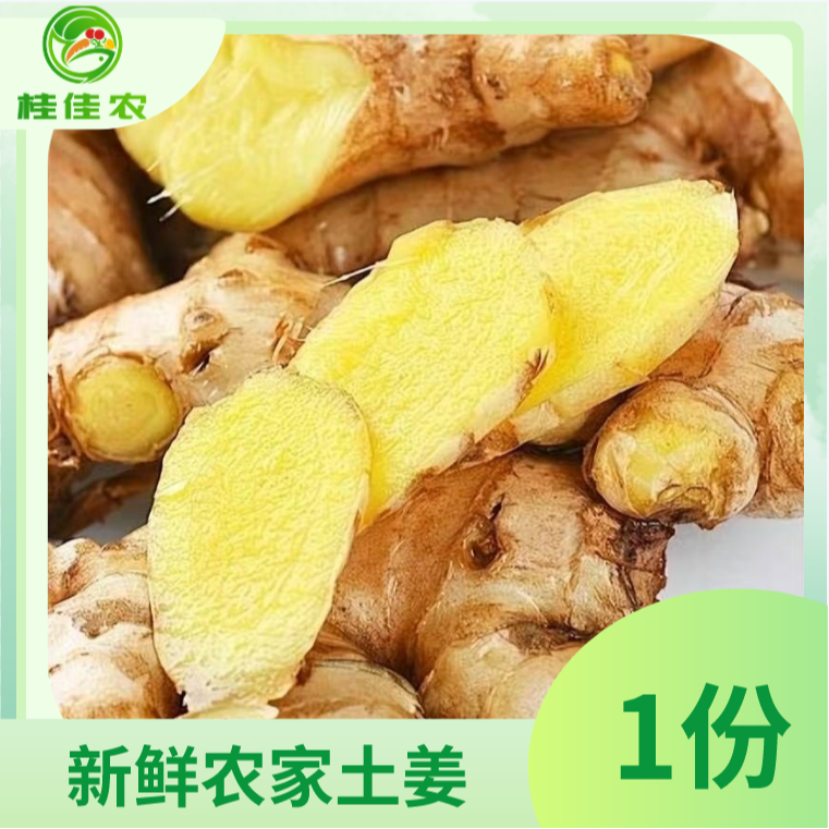 【桂佳农小时达】新鲜农家土姜 1份装