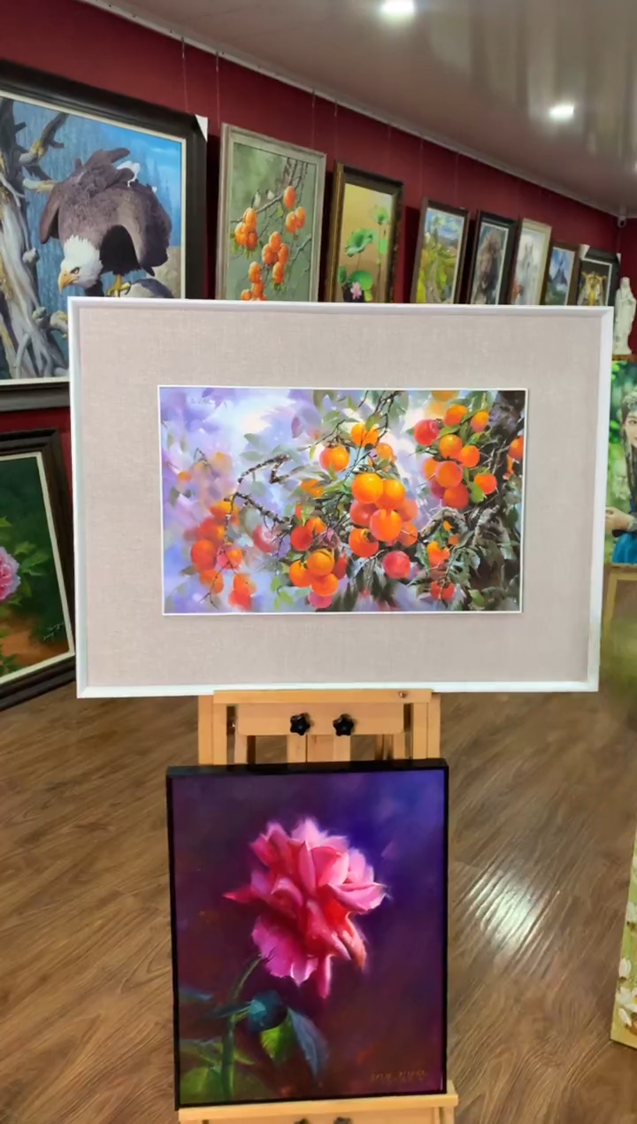 油画纯手绘油画 带装裱 60*70cm