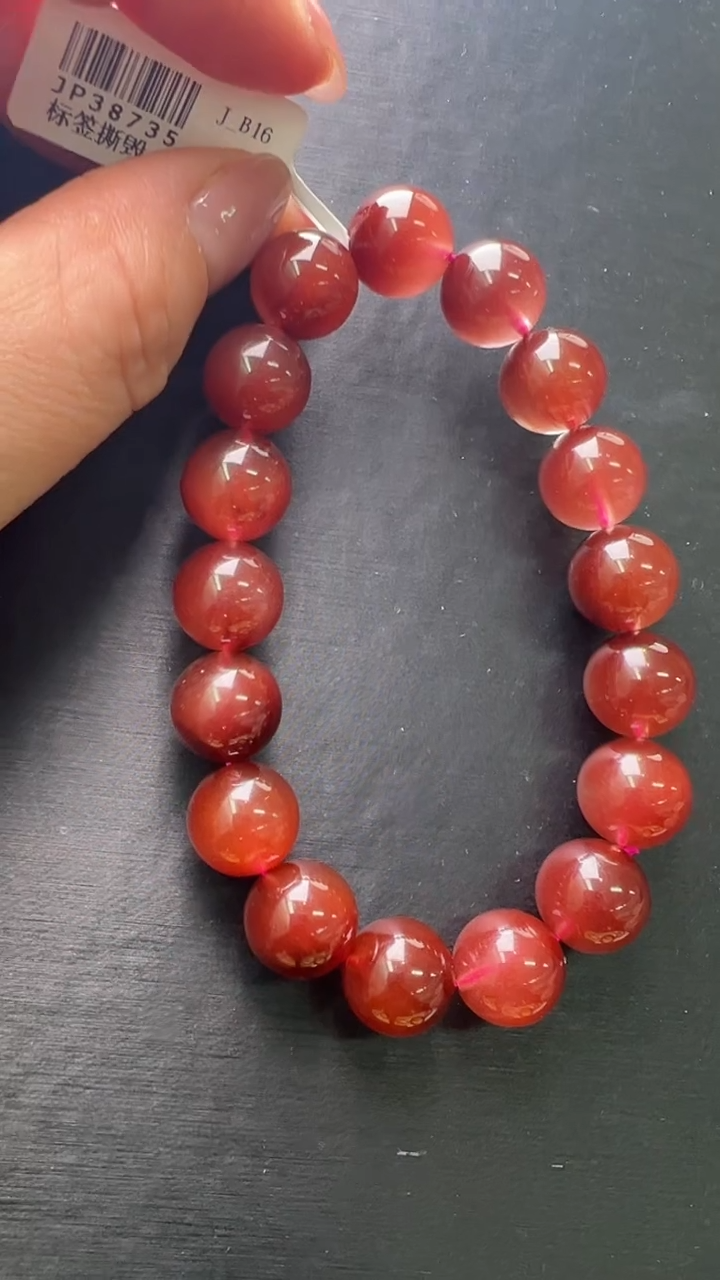 【闪购商品】水晶手串未镶嵌兔毛发晶共生手串12m+ JP38735