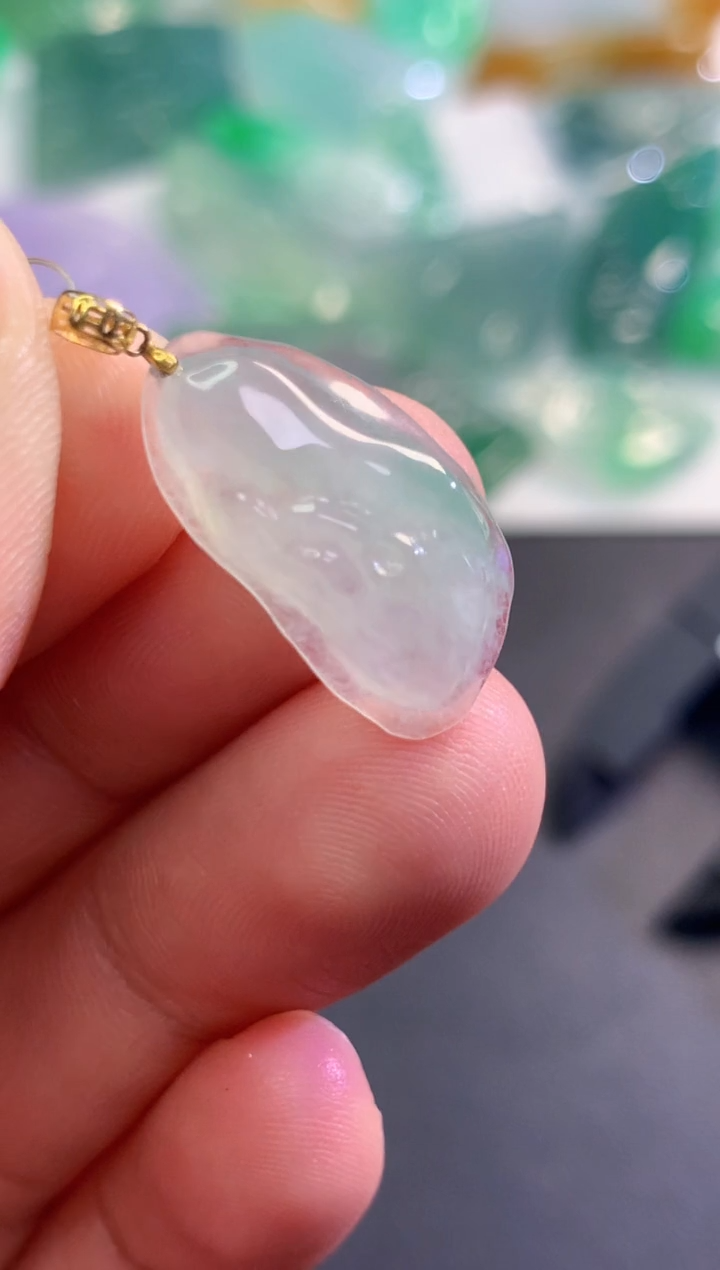 翡翠未镶嵌吊坠(不含链)5966