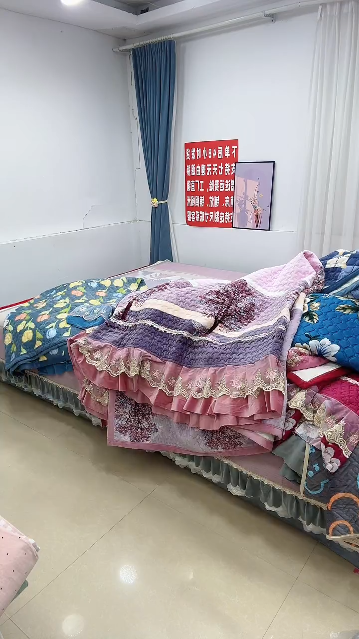 牛奶绒牛奶绒床盖发财树2米6