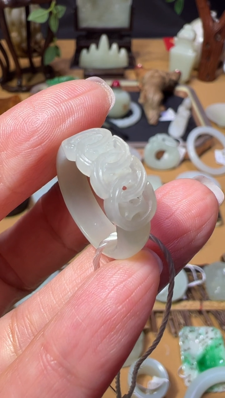 【闪购商品】和田玉XHM-895-14圈号