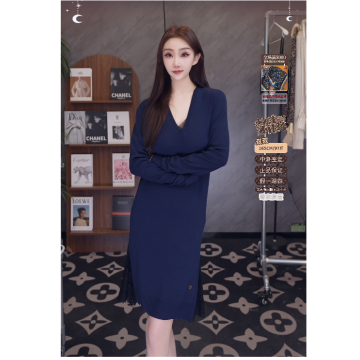 99新 LouisVuitton/路易威登 双双臻选/sf00480/lv连衣裙/s