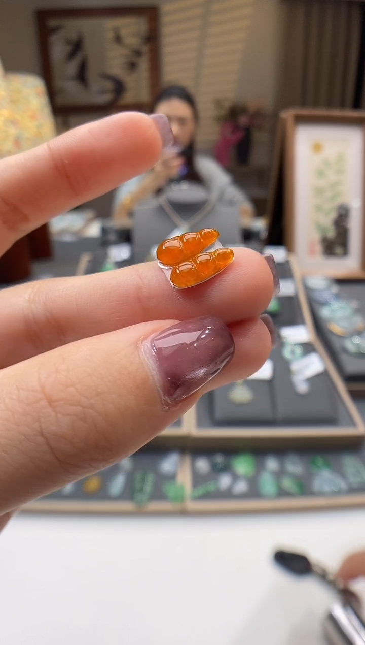 【闪购商品】翡翠颈饰未镶嵌豆子