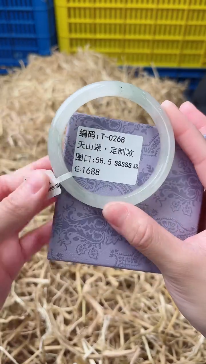 未镶嵌手镯石英质玉T-0268