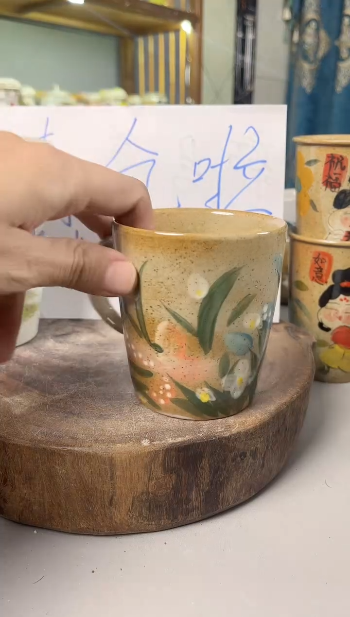 【闪购商品】瓷片手绘高温釉下彩
