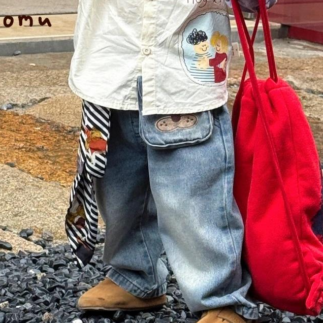 木新款儿童牛仔裤