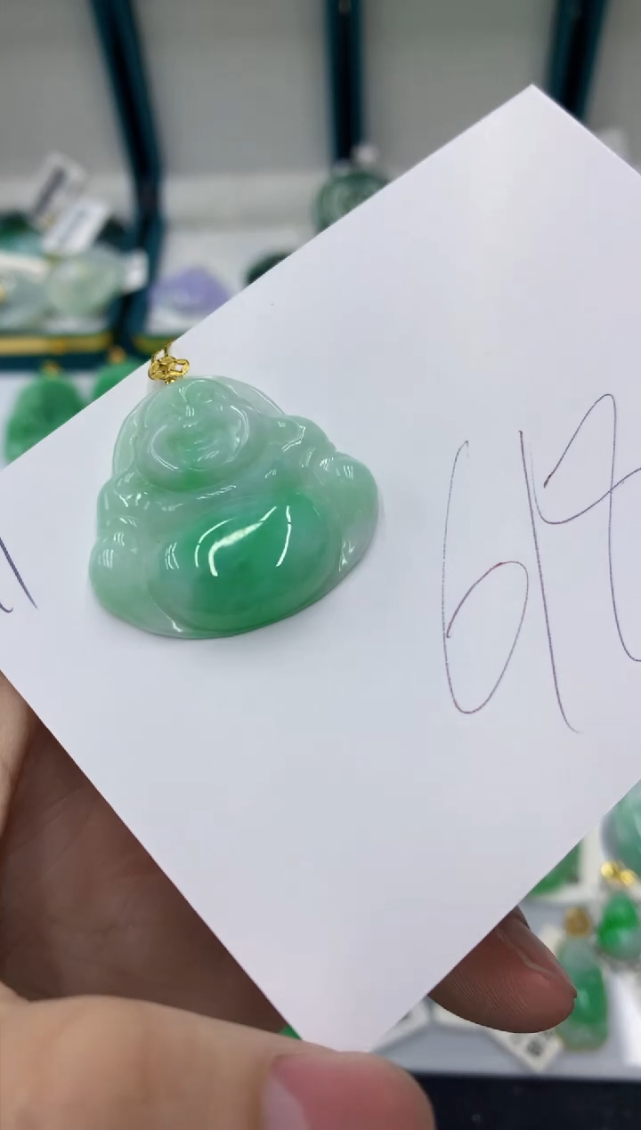 【闪购商品】翡翠颈饰18K金镶嵌1111111111