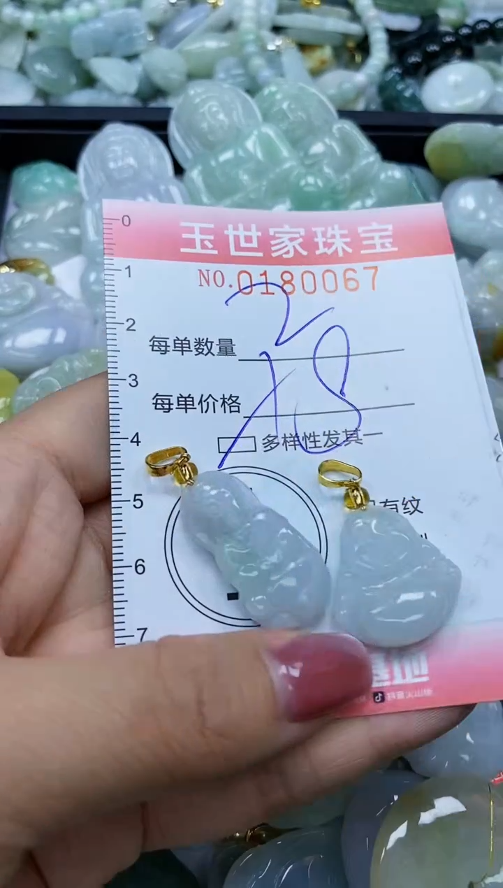 【闪购商品】翡翠颈饰未镶嵌闪购0180067多样性发其一