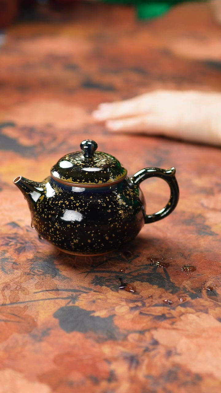 【闪购商品】瓷片413金阁茶器 不带礼盒