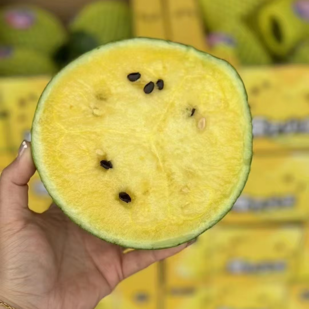 特小凤西瓜(冰激凌黄心) 6颗15斤 清甜脆爽