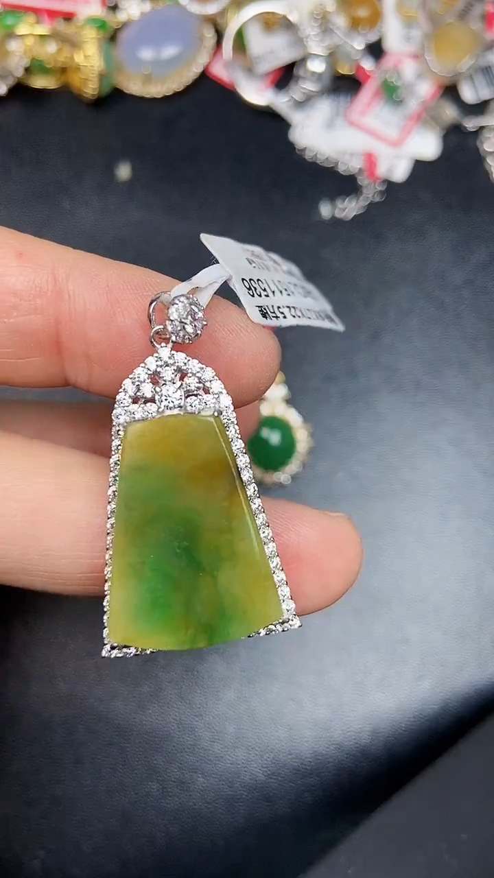 银S925镶嵌戒指翡翠3130