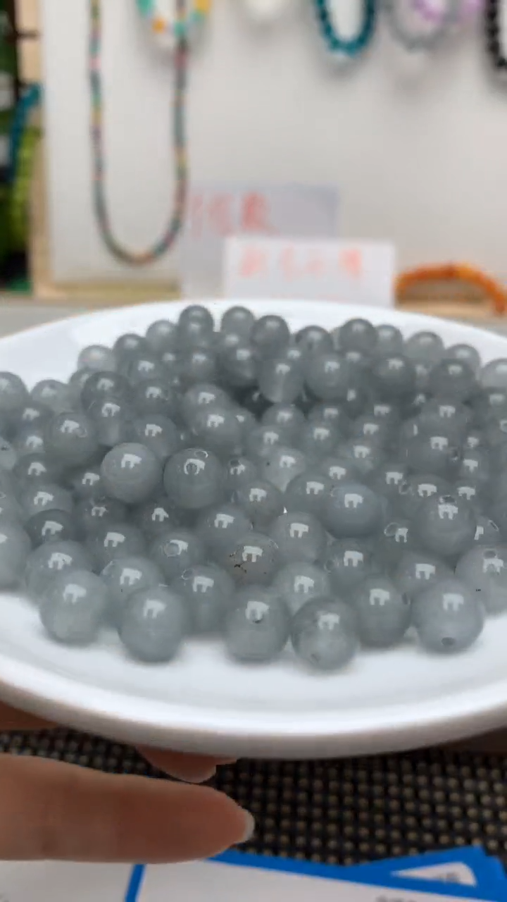 【闪购商品】玛瑙/玉髓散珠未镶嵌冰灰玉8/30颗