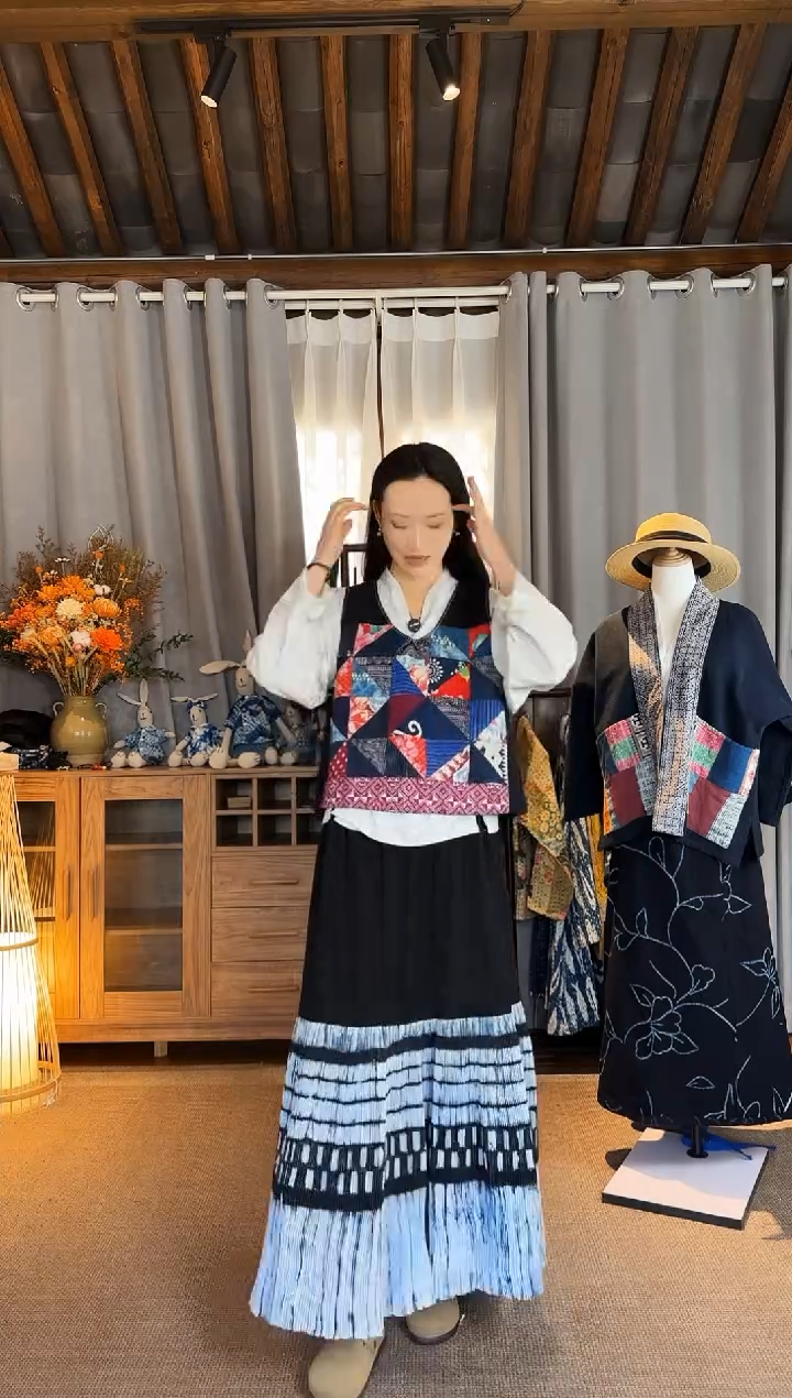 【闪购商品】设计师款老绣马甲