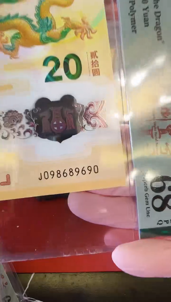 【闪购商品】塑料2024龙钞098689690