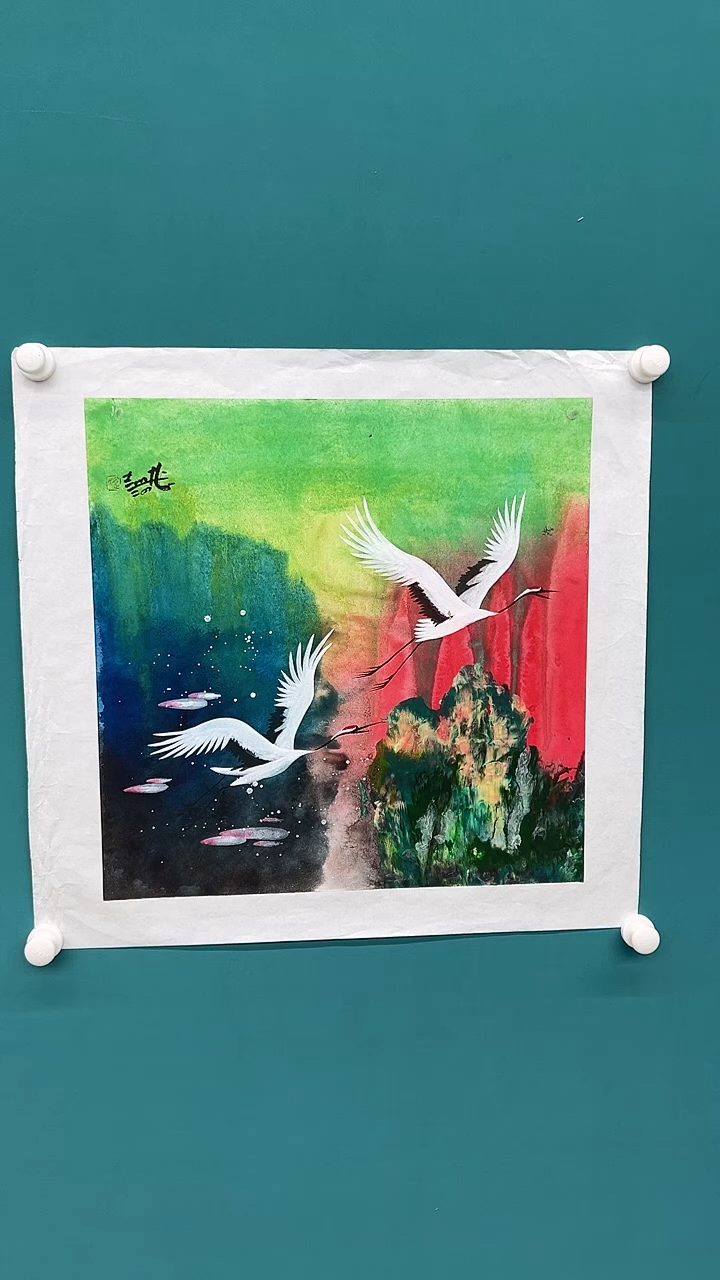 【闪购商品】绘画29鹤  赵燮  2.2平尺