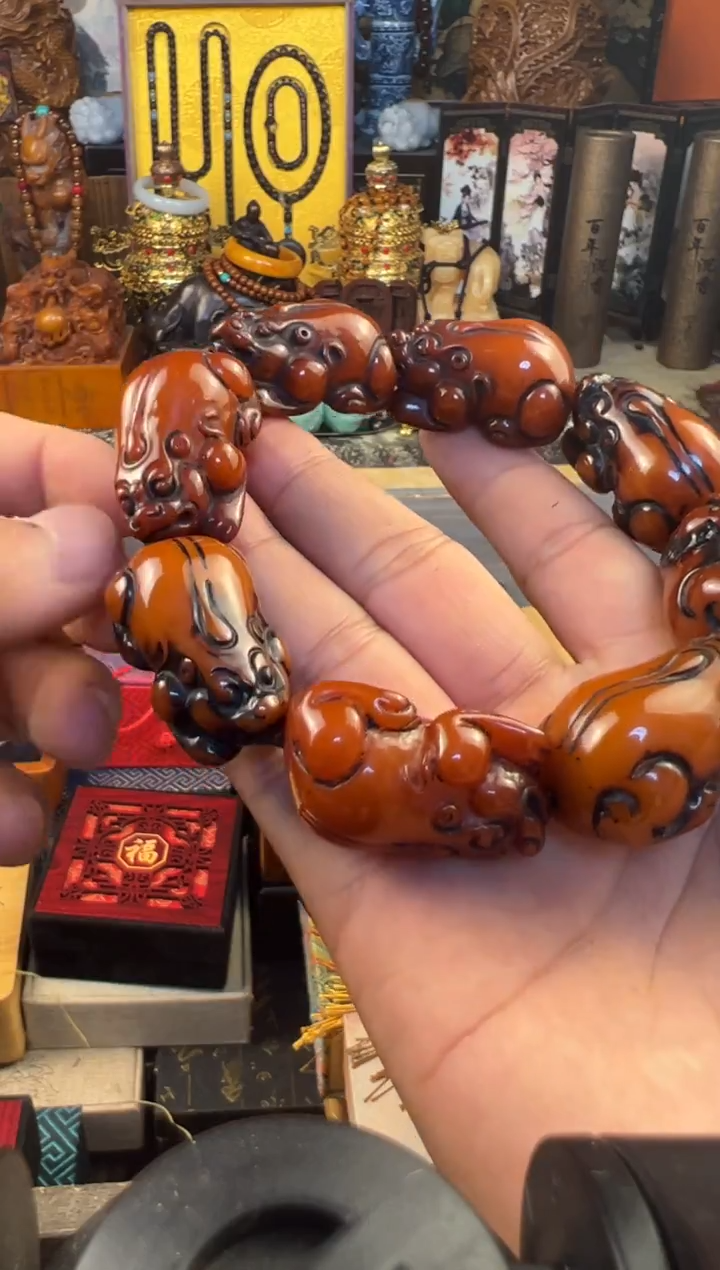 滴血莲花菩提手串所见即所得