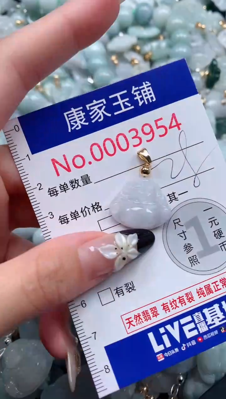 颈饰未镶嵌翡翠3954