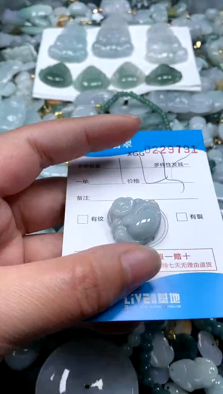 【闪购商品】翡翠颈饰未镶嵌闪购商品0229791